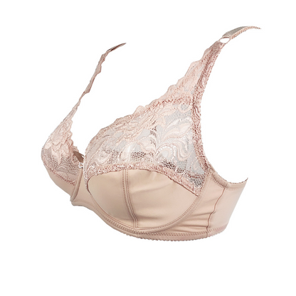 Plus Size Lace Underwire Full Cover Bra