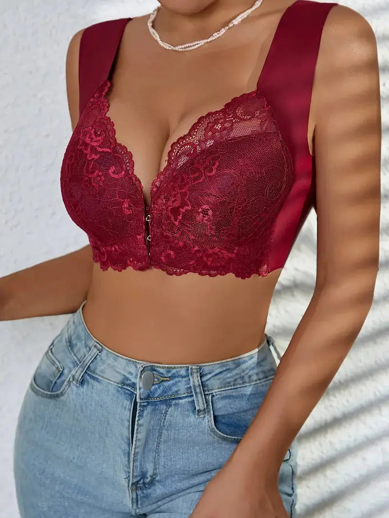 Elegant Lace Push Up Bra