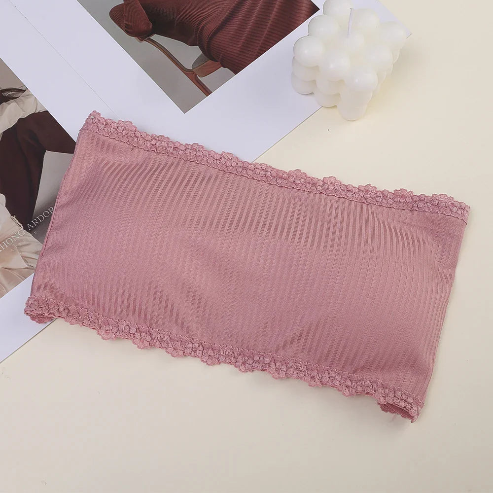 Lace Strapless Invisible Bra