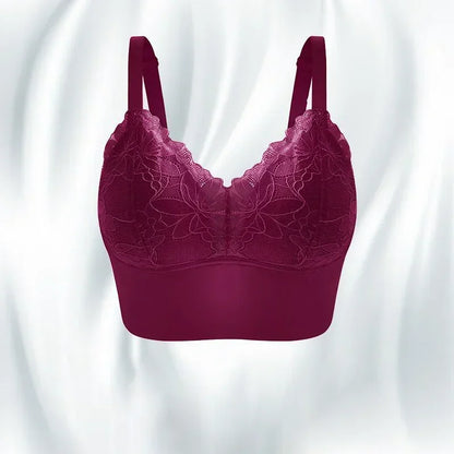 Soutien-gorge sans armature en dentelle sans couture