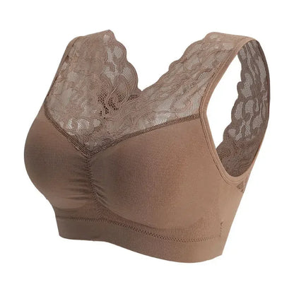 Lace Seamless Wireless Push-Up Bra