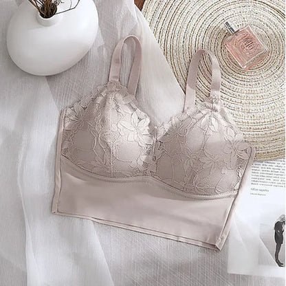 Seamless Lace Wireless Bra