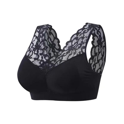 Lace Seamless Wireless Push-Up Bra