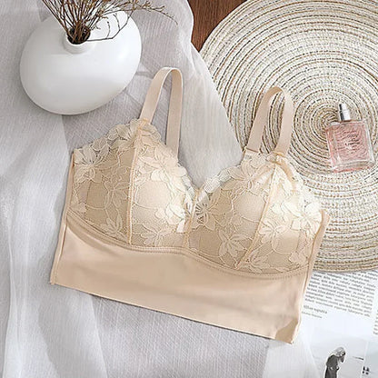 Seamless Lace Wireless Bra